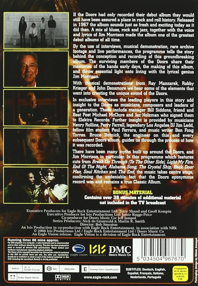 (未使用･未開封品)Classic Albums: the Doors / [DVD] Amazon.co.jp: The Doors [DVD] : The Doors: DVD